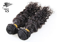Natural Black 7A Grade Weft Hair Extensions Bundles Deep Wave for Fashion Women