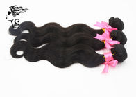 Body Wave Black Indian Remy Human Hair Extensions 3 Bundles Long Lasting